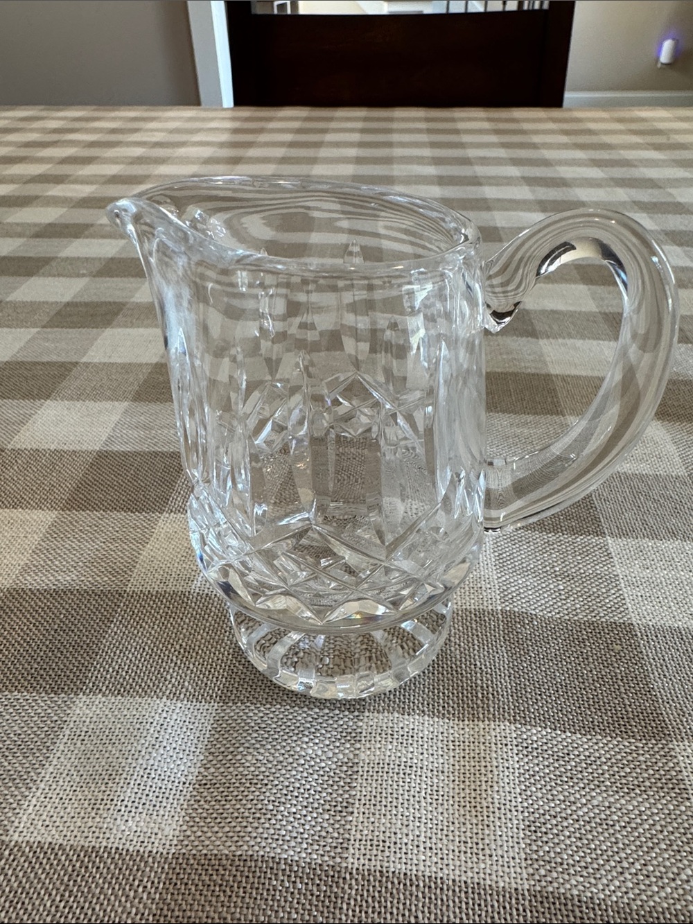 Waterford Crystal Clear Cut-Glass Creamer